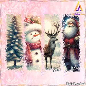 クリスマスキャラクターPng、サンタクリスマスPng、面白いクリスマス映画Png、レトロなクリスマスシャツテンプレートPng、インスタントデジタルダウンロード