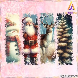 クリスマスキャラクターPng、サンタクリスマスPng、面白いクリスマス映画Png、レトロなクリスマスシャツテンプレートPng、インスタントデジタルダウンロード