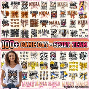 100+ bestanden sport png-bundel, gamedag png-bundel, Moederdag png, sport mama png, sport coquette bow png, sport senior png, digitaal bestand