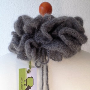 Schal Valentina aus Mohair super kid und Seide handgestrickt von Oma Renate Bild 6