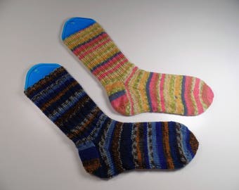 "Adele" socks for adults in wonderful colors hand-knitted by Grandma Waltraud
