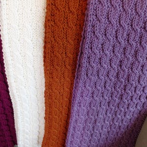 Hooded scarve / Scoodie Marga 100% REGIA BIG merino wool hand-knitted by Grandma Heide in 4 colors / free shipping throughout Germany image 5