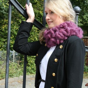 Scarf Valentina made of mohair super kid and silk hand knitted by Grandma Renate image 2