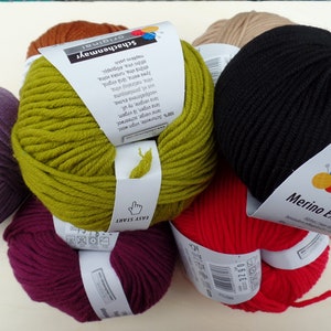 Schachenmayr Merino Extrafine 85 is unsurpassedly fine and cuddly soft in many colors image 1