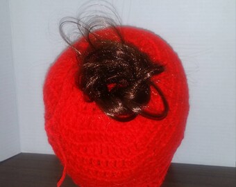 messy bun / ponytail hat
