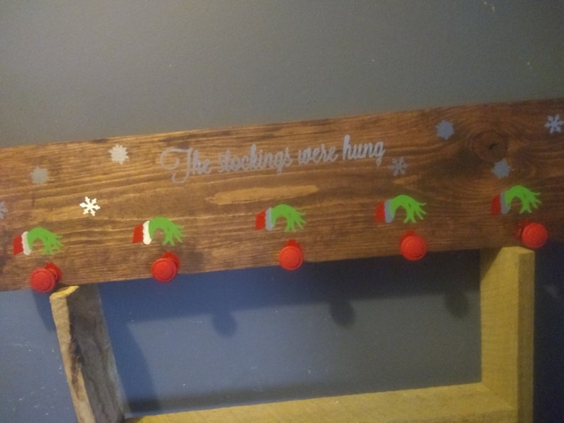 Grinch stocking holder Etsy