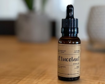 L'Étincelant / Serum, facial, all skin types, moisturizer, combination skin, oily skin, dry skin, natural care, made in Quebec