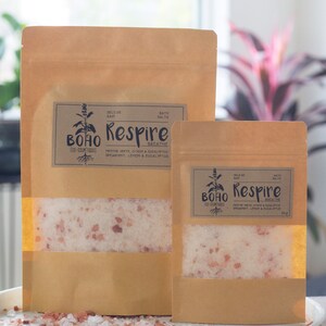 BREATHE / Bath salts, bath salt, epsom salt, Himalayan selp, Dead Sea salt, bath product, Christmas gift, educator gift image 5