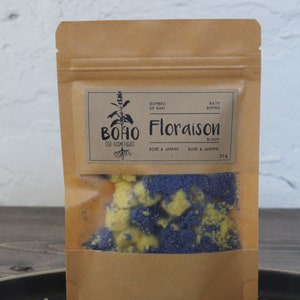 FLOWERING / Bath bombs, bath bomb, effervescent bomb, bath cubes, effervescent powder image 3