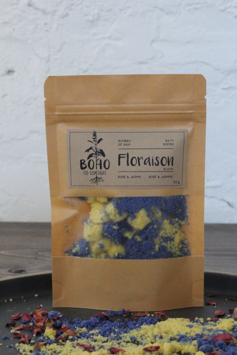 FLOWERING / Bath bombs, bath bomb, effervescent bomb, bath cubes, effervescent powder image 3