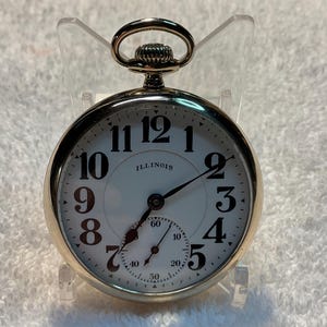 Pocket Watch Illinois Bunn Special, Size 16, 21 Jewels