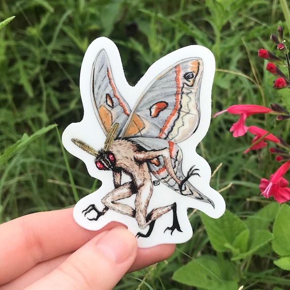Moth Man Sticker