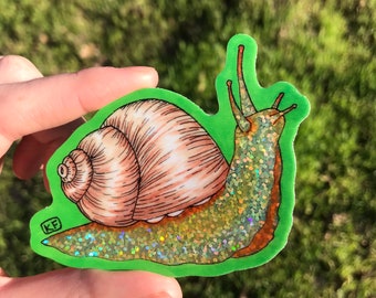 Sparkle Snail Sticker