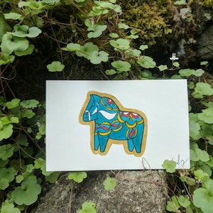 Dala Horse Original Painting