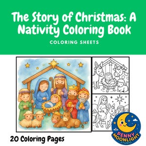 The Story of Christmas: A Nativity Coloring Book
