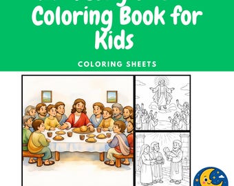 Die Geschichte von Jesus Malbuch für Kinder