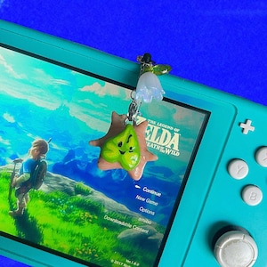 Handmade Korok Charm – Zelda Inspired Nintendo Switch Charm, Cute Gaming Accessory, Gift for Gamers