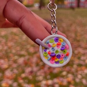 Froot Loops Earrings, Froot Loops Cereal Earrings, Cereal Earrings, Miniature Food Earrings, Polymer Clay Earrings, Realistic Food Earrings