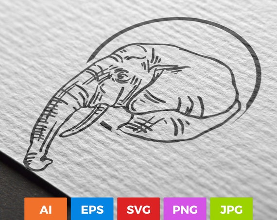 Elephant Elephant Svg Elephant Art Elephant Artwork Etsy