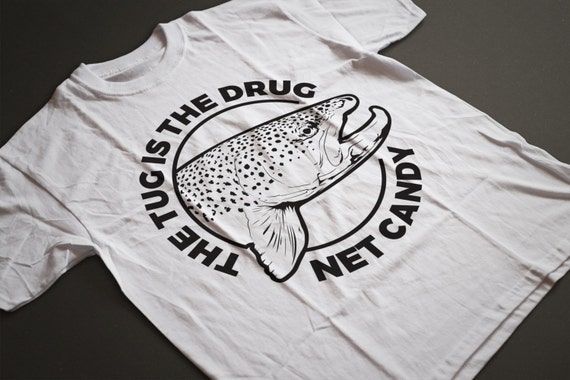 The Tug Is The Drug Fly Fishing Brown Trout Fly Fishing Etsy
