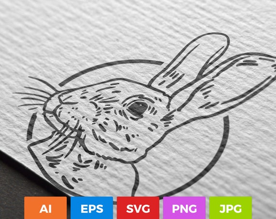 Rabbit, Rabbit svg, Rabbit Silhouette, Rabbit art, Rabbit digital art, Rabbit graphic, Rabbit clip art, Rabbit design, Rabbit animal