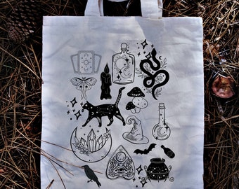 Feeling Witchy - Polyester Canvas Tote Bag (AOP)