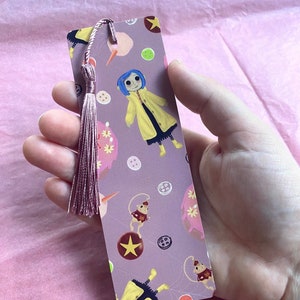 Coraline Bookmark, Coraline Doll, Coraline things, kids movie, book lover, gifts for her, stocking stuffer, small gifts, book gifts