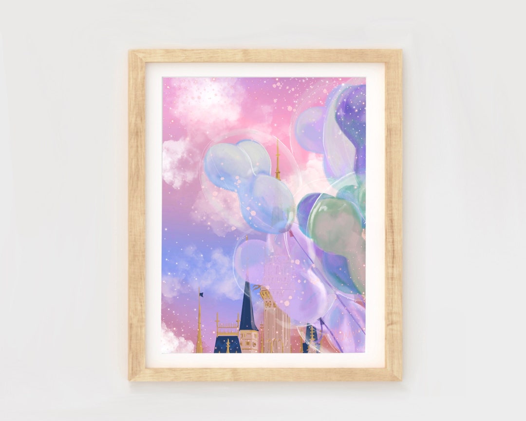 Disney Park Art, Magic Kingdom Castle, Disney Castle, Disney Prints