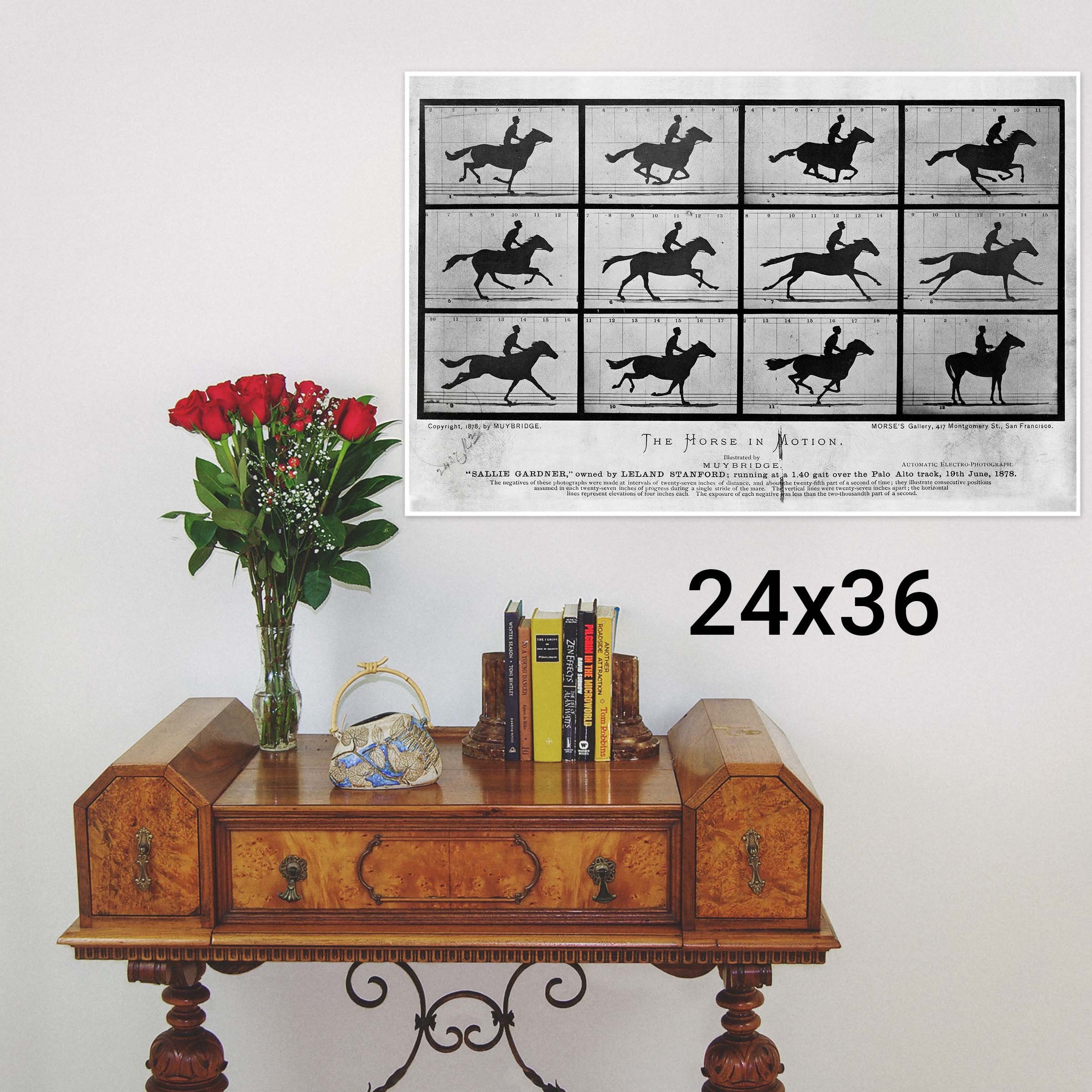 The Horse in Motion, Photographs by Eadweard Muybridge, 1876