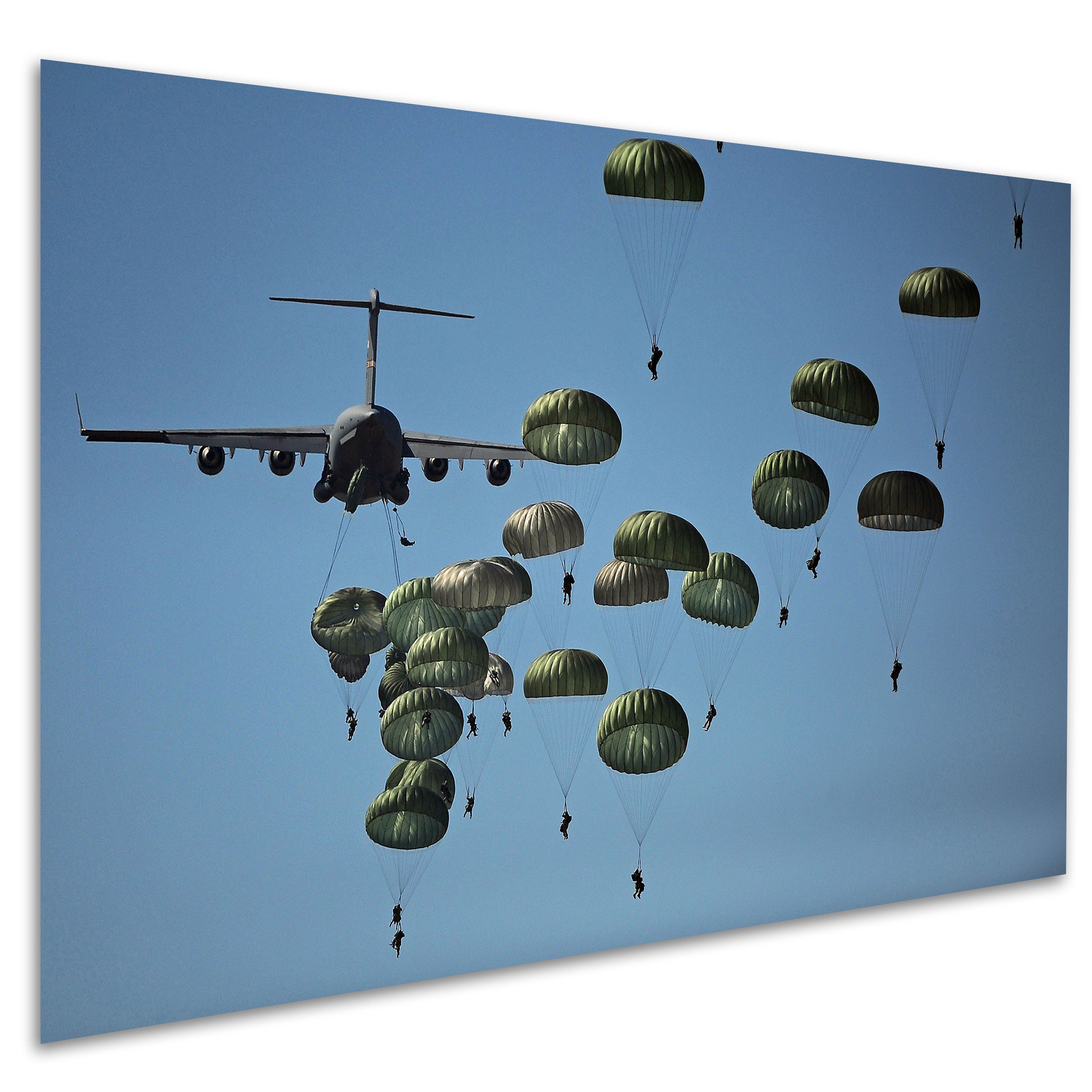 CharcasUS Targa In Metallo 101st Airborne Division - Poster In Latta Vintage 30,5x20,3 Cm Per Decorazione Parete, Regalo Per Fan Militari E Man Cave - 3