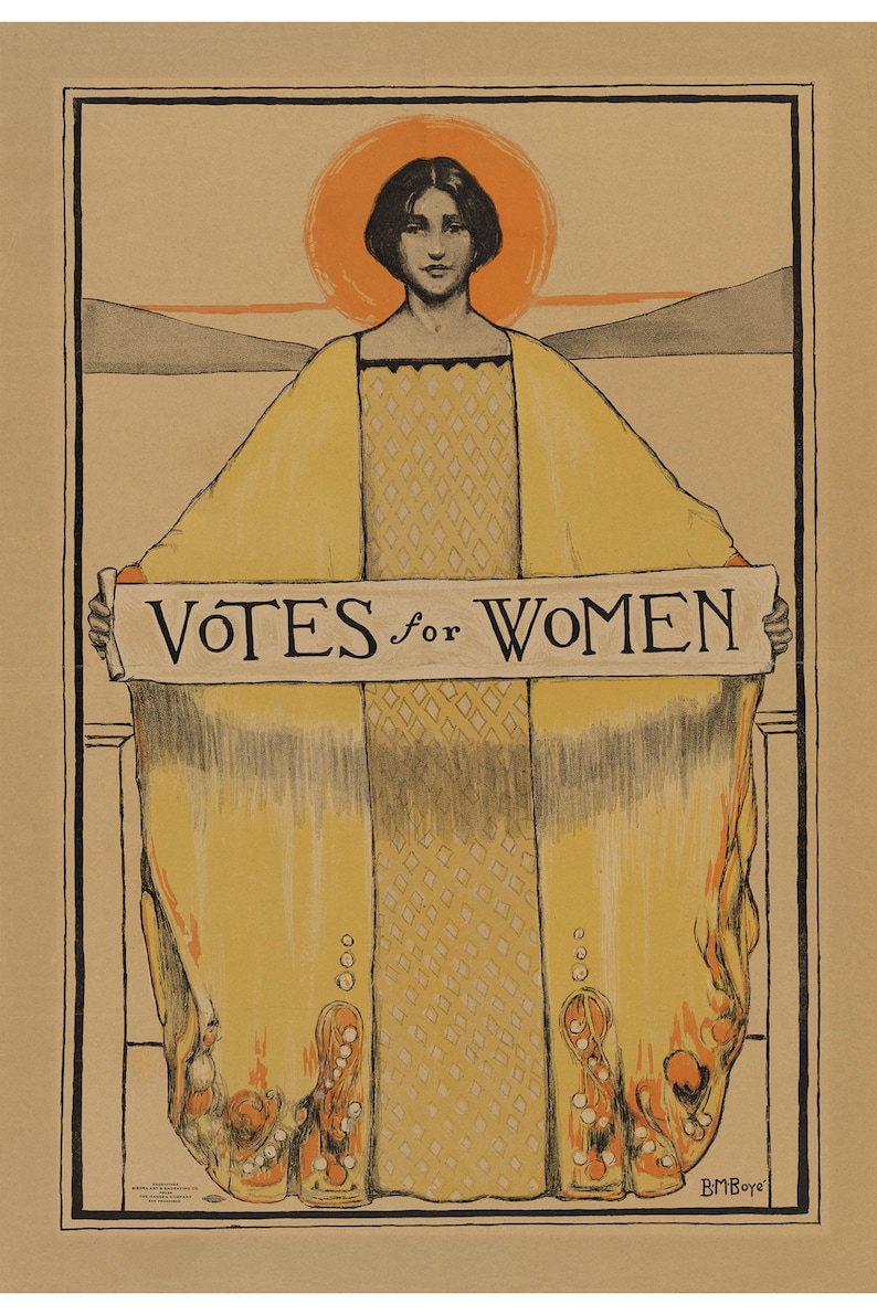 Votes for Women Poster Suffrage Movement 1913 Poster | Etsy