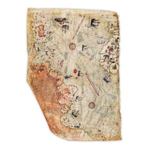 The Famous Peri Reis Map of 1513 - One of the Most Important Maps in History