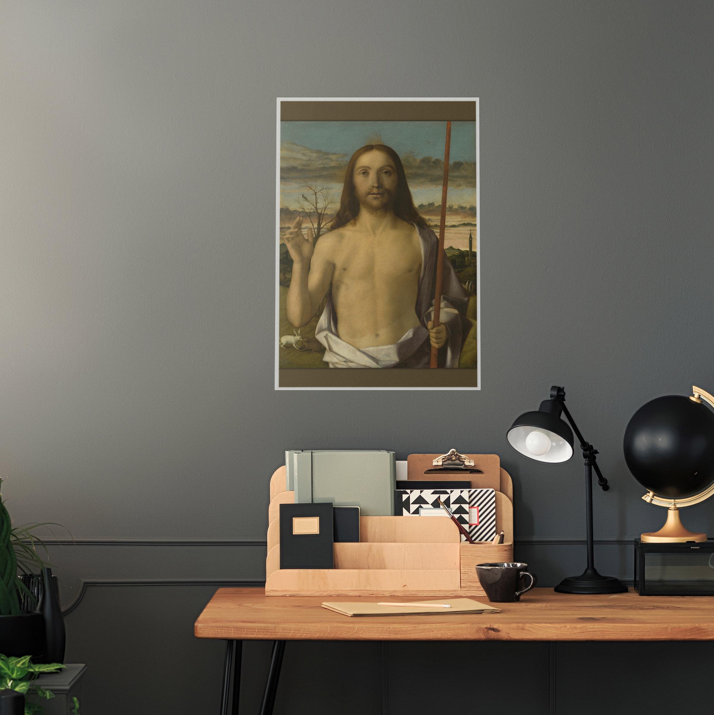 Giovanni Bellini Christ Blessing Ca. 1500 Classic Christian Art Print ...