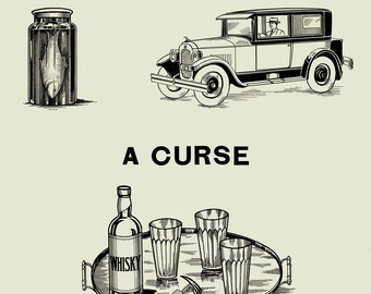 Prohibition Poster; Alcohol A Blessing A Curse; Dominion