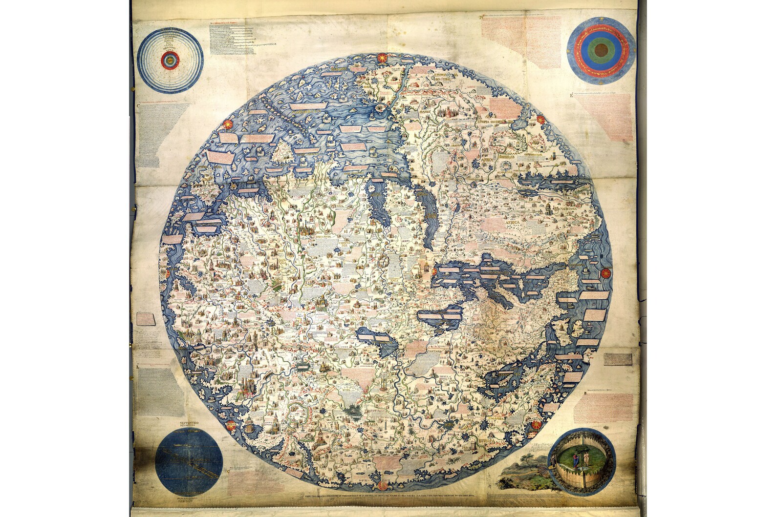 Карта фра мауро 1459 в высоком разрешении