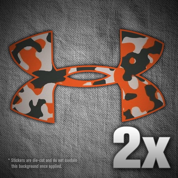 camo under armour sticker