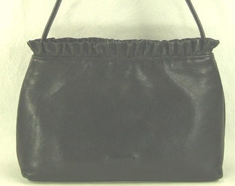 Vintage Coletta Black Leather Purse