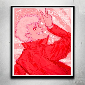Ryuji Sakamoto Doodle Persona 5 Small Art Print