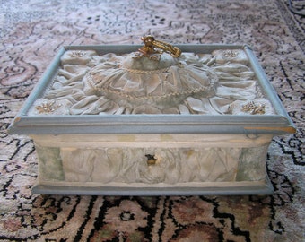 present presentation box Antique French Fashion Doll Presentation Box(?)
