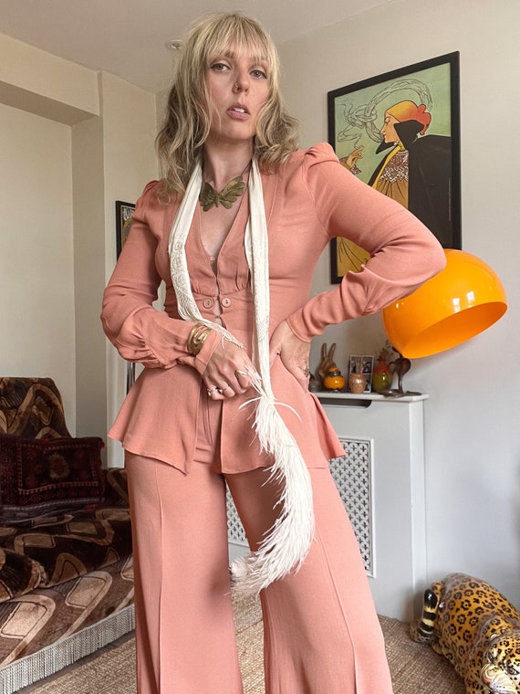 Ossie clark trouser suit hotsell