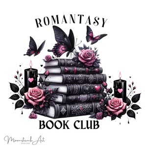 romantasy png, Dark romance png, book club png, Smut books png, Spicy book png, Book quotes png, Book lover png, Reader png, Book girly gift