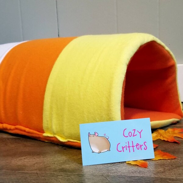 Halloween tunnel bed - rat tunnel, ferret tunnel, Guinea pig bed, Guinea pig tunnel, hedgehog, halloween rat hammock, pet rat, hedgehog bed