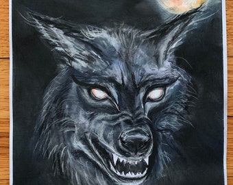 Werewolf. Original Artwork.