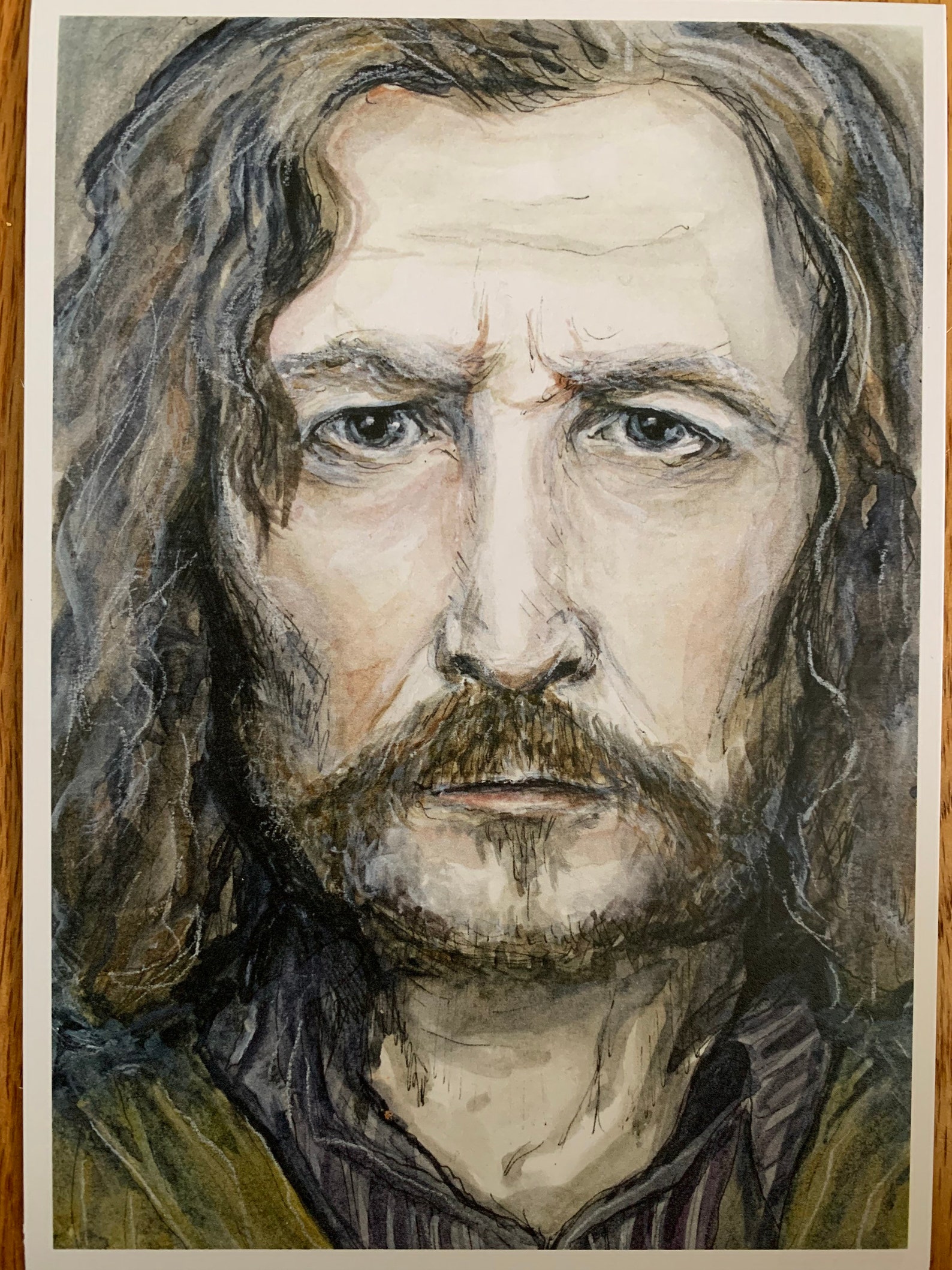 Sirius Black Portrait. Print of Original. Etsy