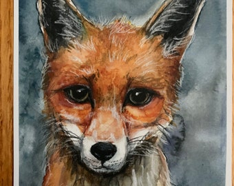 Fox Kit. Print of Original Artwork.