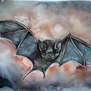 Vampire Bat. Original Artwork.