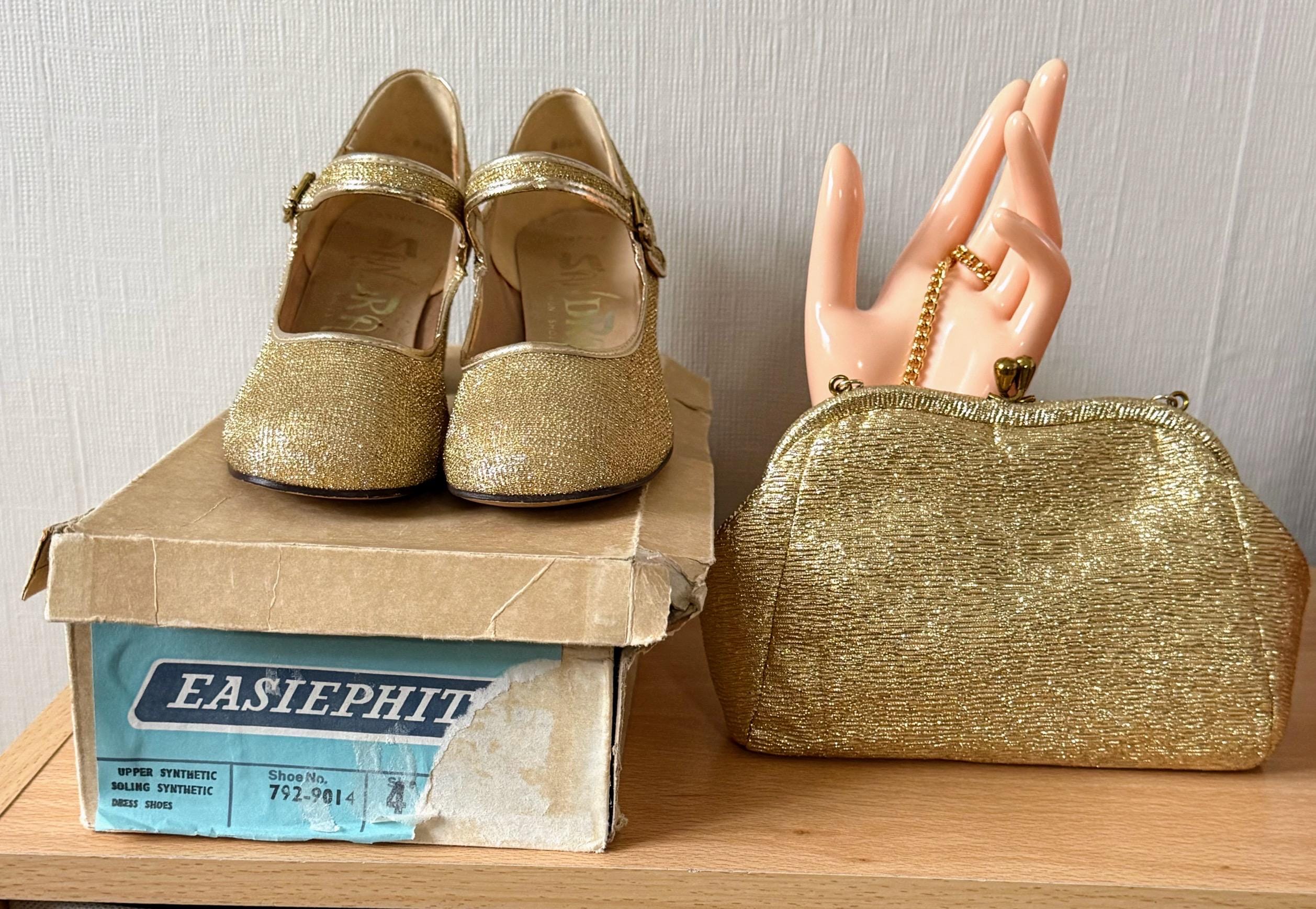 Matching Gold Bag and Shoes - Etsy UK Matching Gold Bag and Shoes - Etsy UK