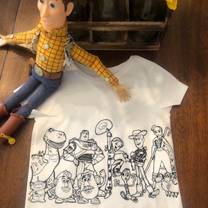 Coloring shirts / kids color shirts / color-in shirts