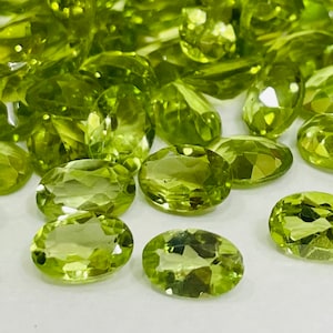 Natural Green Peridot | Faceted Peridot | 3x5 MM Peridot | Wholesale Lot Peridot | Peridot Jewelry | Natural Peridot Loose Gemstones