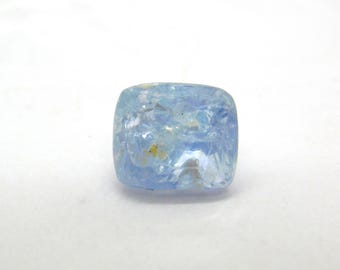 Unheated Ceylon Blue Sapphire: 4.80 ct Cushion Cut Gemstone